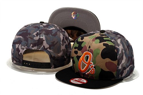 MLB Baltimore Orioles NE Snapback Hat #27